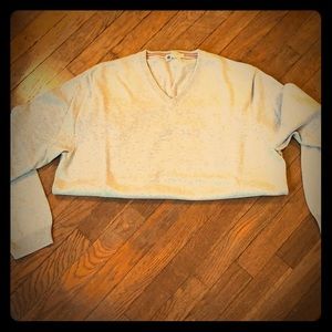 Men's JCrew V-neck Cotton Sweater - Size XL